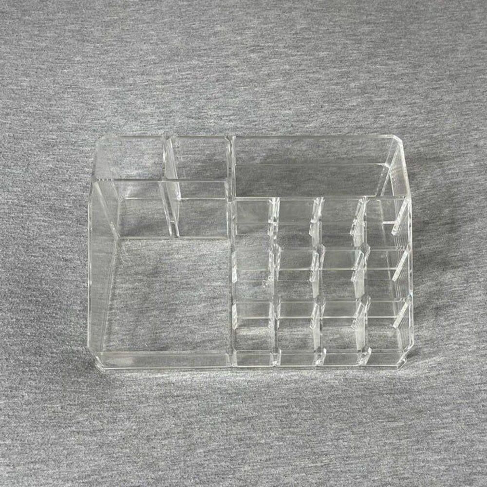 iDesign Clear Acrylic 16 Compartments Cosmetics Skincare Makeup Organizer